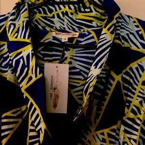 High and low wrapped top